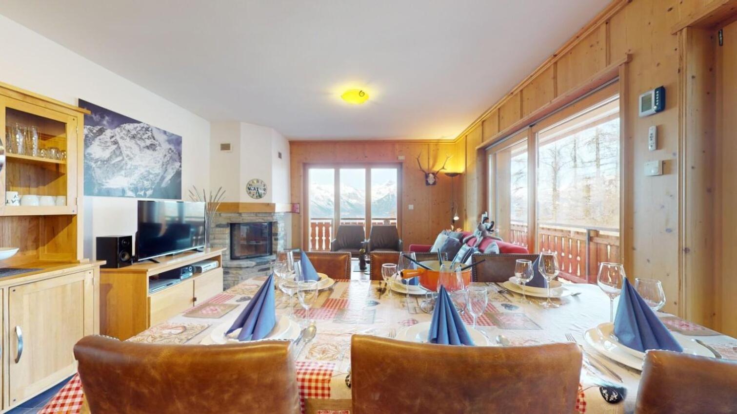 Hauts de Veysonnaz SAUNA&VIEW apartments Extérieur photo